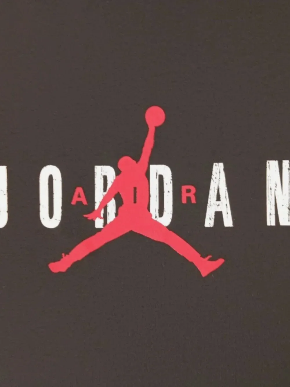 Nike Jordan Brooklyn Men's Black T-Shirt Size L Oversized Jumpman IF0778-010